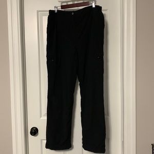 Fleece lined cargo style pant